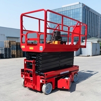 Nouvelle table élévatrice à ciseaux autoportante hydraulique entièrement automatique Jiuxin GTJZ, alimentée électriquement, en acier moulé, capacité 100 kg, hauteur max. 16 m