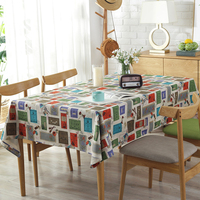 Nappe Rectangulaire de Noël en Coton et Lin Style Pastoral Vintage pour Fêtes et Célébrations – Vente en Gros Fabricant