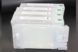 Capacité 350ml 9 <span class=keywords><strong>X</strong></span> Cartouche d'encre rechargeable pour imprimante epson Pro7890 9890 7908 9908 avec puce - Product Image 4