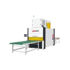 JYC-máquina de prensado de puerta de madera laminada, máquina de fabricación de suelo compuesto de bambú, calefacción por radiofrecuencia