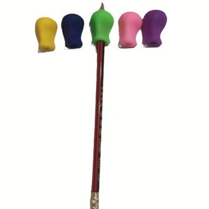 Material Escolar, Lápiz para Niños, Estuche de Silicona Ecológico, Corrector Antideslizante para Lápiz - Product Image 5
