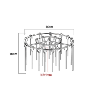 Brochettes antiadhésives pour la cuisson, en acier inoxydable, de haute qualité, réutilisables, <span class=keywords><strong>kit</strong></span> d'accessoires pour friteuse à air, grill, 24 brochettes, <span class=keywords><strong>barbecue</strong></span> - Product Image 2