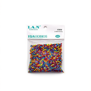 Perline Multicolore Ilan Abalorios 4Mm per Creazione di Gioielli - Product Image 2