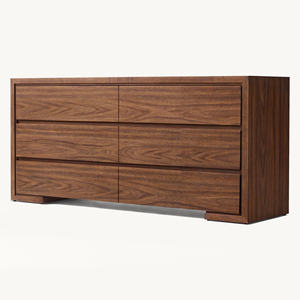 Cómoda Moderna de Estilo Europeo Personalizable para Interiores, Muebles de Dormitorio Nórdicos, Cómoda de 6 Cajones - Product Image 1