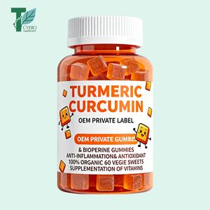 OEM/ODM Etiqueta Privada curcumina cúrcuma gomoso caramelo suplementos dietéticos para aliviar el dolor natural y sin gluten - Product Image 1