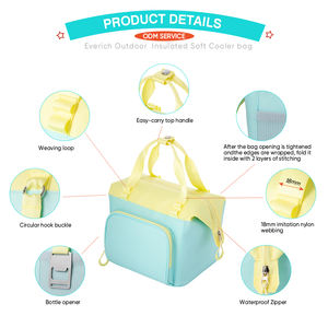 <span class=keywords><strong>Sac</strong></span> isotherme souple personnalisé Everich réutilisable ODM pour 10 canettes, <span class=keywords><strong>sac</strong></span> à dos isotherme pour le camping en plein air, pique-nique, 4 couches pour une meilleure isolation - Product Image 5