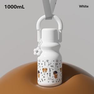 Gobelet isotherme à double ouverture pour femmes, au design élégant et grande capacité, en acier inoxydable 316, portable pour l'extérieur - Product Image 4