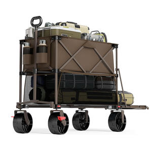 Wagon de camping pliable à double couche, arrière ouvert, avec fonction de couchage pour enfants, pour les marchés extérieurs. - Product Image 2