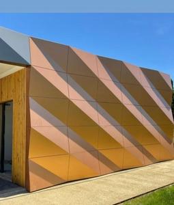 Panneau composite en aluminium ACP moderne, antistatique, perforé, argenté métallisé, ignifuge, résistant aux UV, garantie 20 ans, pour la construction - Product Image 6