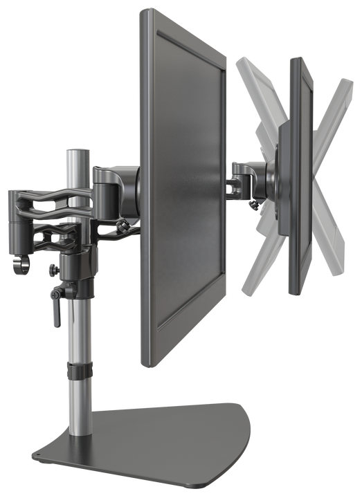 V-mounts Fully Adjustable Monitor Arm Dual Monitor Stand With VESA ...