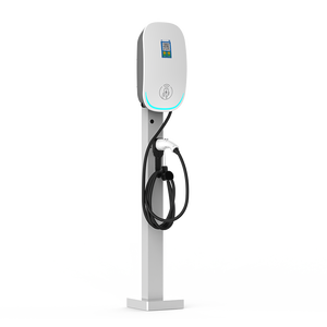 Wallbox 14kw 64a4g AC sạc đống mới 4.3-inch màn hình <span class=keywords><strong>LED</strong></span> hiển thị đôi Gun sạc với 32A Đánh giá hiện tại Xe điện - Product Image 1