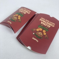 Caja de Cartón Plegable Tipo Almohada, 300gsm, Rectangular, Estilo Moderno, para Fiestas y Cumpleaños, con Logotipo Personalizado, Origen Wenzhou, Impresión de Empaques