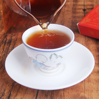 Thé Pu'er du Yunnan, thé vieilli, boîte cadeau de thé en briques carrées à neuf compartiments, île du chocolat