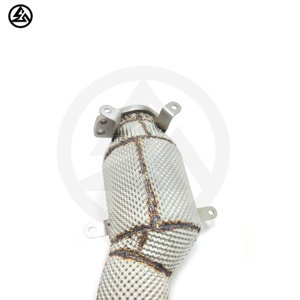 Tubo bajante de alto flujo CSZ para <span class=keywords><strong>Fiat</strong></span> Abarth 500 595 695 1,4 T, tubo de bajada con escape de rendimiento de protección térmica - Product Image 6