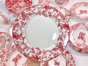 Nouveau produit Ensemble de dîner de luxe en porcelaine d'os rouge de style européen 41pcs - Product Image 5