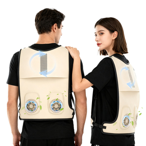 Gilet Estivo da Esterno per Uomo e Donna, Abbigliamento Climatizzato con Ventole di Raffreddamento per Lavoro all'Aperto - Product Image 4