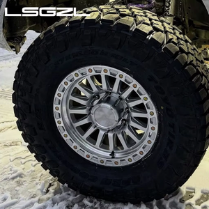 Lsgzl บีดล็อคโลหะผสมขึ้นรูปเว้าลึกหรูหราออกแบบได้เองสำหรับ <span class=keywords><strong>Ford</strong></span> GMC KMC KMC รถบรรทุก6X139.7 8x165.1 18 19 20นิ้วล้อออฟโรด - Product Image 1