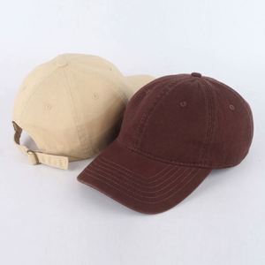 หมวกเบสบอล 6 แผง คุณภาพสูง แบบเรียบ ไม่มีโครง ทรง Dad Hat ปักโลโก้ตามสั่ง ลายวินเทจ สปอร์ต สตรีท 100% - Product Image 2