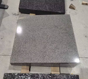 フラット墓マーカースターギャラクシー黒御影石スラブウェッジ記念墓石墓地草マーカー用 - Product Image 2