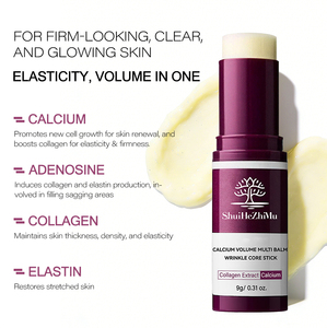 OEM Бальзам-стик с коллагеном и кальцием, корейский, для упругости кожи, увлажнения и успокоения, с кальцием Cemenrete, для лица и глаз - Product Image 2