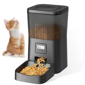 Wholesale Pet Automatic Feeder With Newest Design Dual Power Supply Food Feeder Cat Food Pet Food