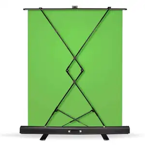 148*180 cm green screen collapsible Chroma Key with aluminum case green background studio for videos photography