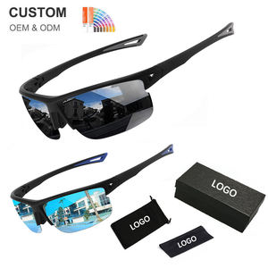 แว่นตากีฬาแบบครึ่งกรอบ UV400 สำหรับขี่จักรยาน ขับรถกลางแจ้ง มองเห็นได้ในเวลากลางคืน สไตล์พังก์ น้ำหนักเบา สวมใส่สบาย เหมาะสำหรับผู้ใหญ่ทุกเพศ - Product Image 2