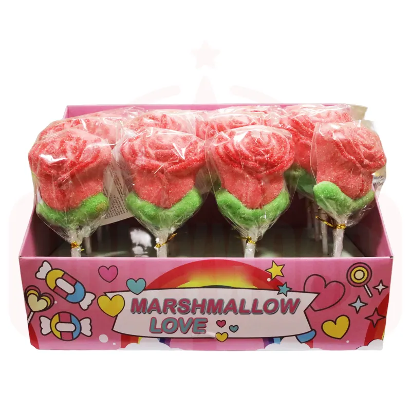 Holeywood 3D день Святого Валентина зефир леденец 28 г букет роз смешанные фрукты сладкие Халяльные сахарные конфеты