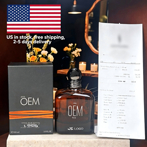 คลังสินค้าในสหรัฐอเมริกา จัดส่งฟรี 2-5 วัน |   น้ำหอม Amber Brown Square Bottle Men EDP ขนาด 100 มล. กลิ่นรัม วานิลลา ซีดาร์ วู้ดดี้ ติดทนนาน - Product Image 1