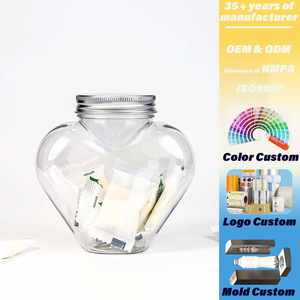 Botella de Bebidas de Boca Ancha Transparente de 300 ml, Frasco de Plástico <span class=keywords><strong>PCR</strong></span> PET para Pudín y Jugos Prensados en Frío - Product Image 1
