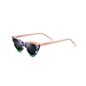 Lunettes de soleil œil de chat pour femmes, monture intégrale, verres miroir, protection UV 100%, style décontracté, adulte - Product Image 4