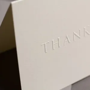 Factory Price Printing Embossed Thank You Cards