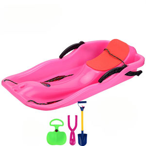 Fabrication de traîneaux à neige sur mesure Tubes de traîneau en plastique multicolore <span class=keywords><strong>pour</strong></span> l'extérieur, l'hiver avec corde de traction <span class=keywords><strong>pour</strong></span> enfants et adultes - Product Image 3