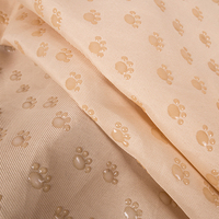 Großhandel Haustier Teppich Boden matte Stoff rutsch feste Stoff Hunde pfote Muster Tropfen Kunststoff Polyester Gabardine Anti-Rutsch-Stoff