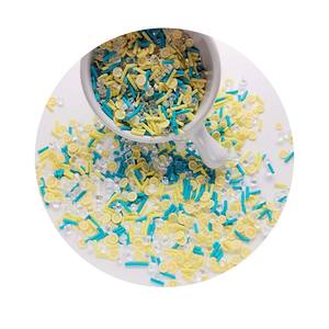 スライムミニチュア食品スライス用レモンアイス紙吹雪ミックスクレイスプリンクル - Product Image 1