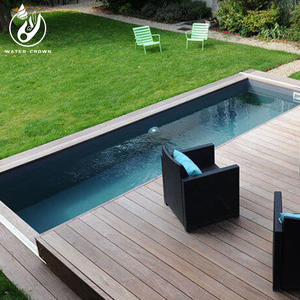 Cubierta para Piscina Deslizante de Acero Inoxidable Totalmente Automática Water Crown SG, Color y Tamaño Personalizados, Resistente al Agua, Forma Ovalada - Product Image 5