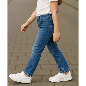 Jeans Adrenaline Girls, lavaggio medio, vestibilità dritta, vita alta, elasticizzati, blu, taglia 51973 - Product Image 6