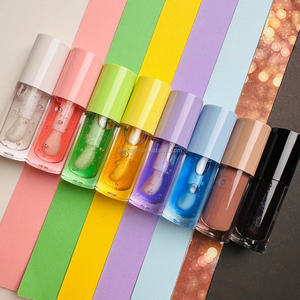 VENDA QUENTE Longo Vestindo Lip Care Base Natural Fresh Fruit Cheira Hidratante e Hidratante Lip Plumping Oil Lip Juice - Product Image 1