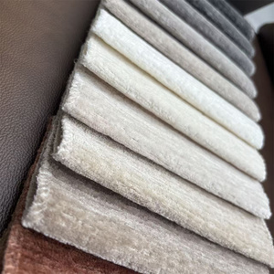 Putih dan krim Hometextile desain baru Chenille kain pelapis Sofa Aura - Product Image 4