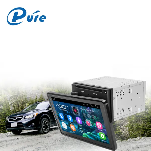 Evrensel Android radyo araba dokunmatik ekran oynatıcı araç DVD oynatıcı VCD CD MP3 MP4 oynatıcı evrensel araba için