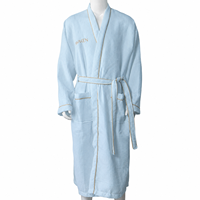 Peignoir de bain absorbant personnalisé pour hôtel et spa, avec col kimono, pour femme, chaud, style boutique, commande en gros