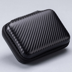 Estuche de Almacenamiento para Auriculares EVA, Bolsa Negra Cuadrada con Cierre para Airpods, Auriculares, Embalaje para Electrónicos 3C - Product Image 1