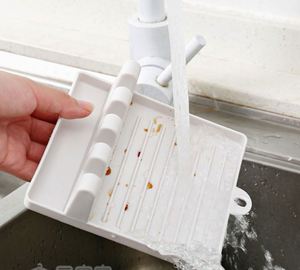 Soporte de silicona para espátulas y cucharas de cocina, organizador de estantes para tapas de ollas, colador y almohadilla protectora. - Product Image 4