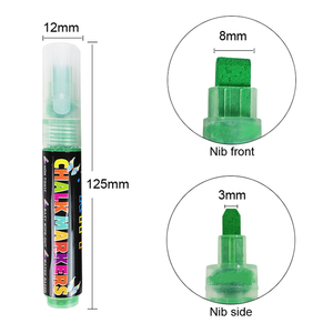 Khy lỏng phấn đánh dấu-không độc hại ướt xóa cho bảng đen dấu hiệu huỳnh quang Neon xiên phẳng tùy chỉnh màu sắc 3mm/8mm - Product Image 2