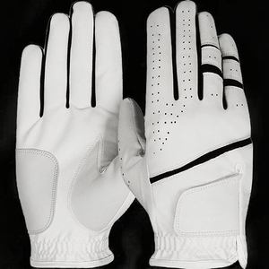 Golf Gloves Leather Palm Lightweight Breathable Professional Use Sweat Resistant Comfortable Fit Durable Leather - Product Image 2