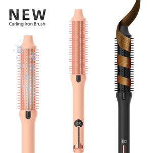 Outils chauds 1.25 pouces brosse ronde chauffante style ondulé éruption ionique <span class=keywords><strong>fer</strong></span> à friser baguette brosse thermique <span class=keywords><strong>pour</strong></span> <span class=keywords><strong>cheveux</strong></span> courts ou <span class=keywords><strong>cheveux</strong></span> longs - Product Image 6