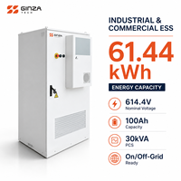 GINZA GIB-60KP 61.44kWh 30kVA Kabinet Penyimpanan Baterai PCS dengan Sistem Manajemen Baterai BMS, Perlindungan Kebakaran dan Pendinginan