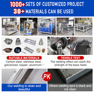 Hwashi Edelstahl Küchenutensilien Punktschweißgerät, Kondensator Aluminium antihaft Single Handle Wok Widerstandsschweißmaschine - Product Image 2