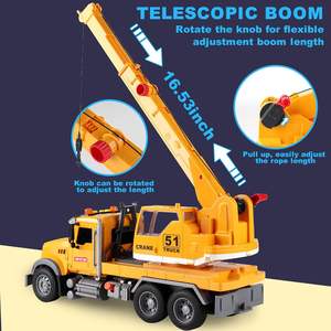 Jiexunda симулятор трейлера детская игрушка инерционная платформа спасательный большой инженерный автомобиль для мальчиков Дорожный транспорт игрушечный автомобиль оптом - Product Image 4