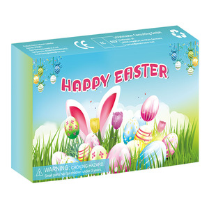 Caja Sorpresa de Pascua 2023, Juguete Antiestrés, Huevos de Pascua para Niños, Huevos de Espuma Brillantes y Coloridos, Conejito de Pascua - Product Image 1
